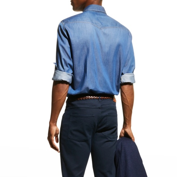 Brunello Cucinelli Denim Snap Down - Picture 2 of 14